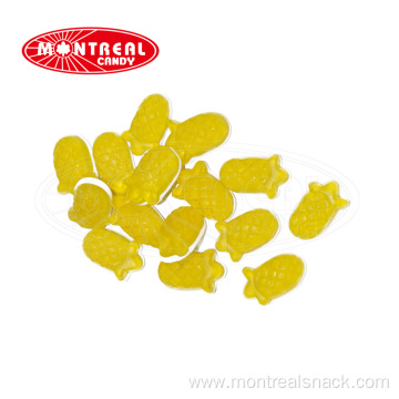 Pineapple shape sweet soft gummy candy